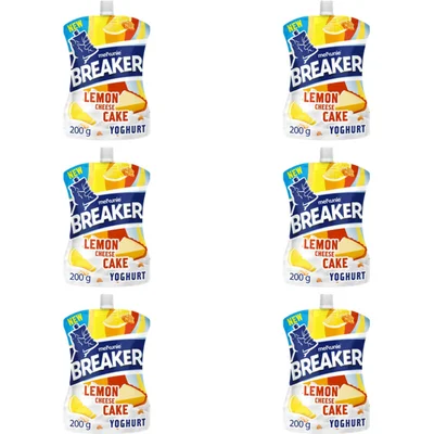 Melkunie Breaker lemon cheesecake yoghurt 6-pack