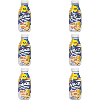 Melkunie Breaker drinkyoghurt mango banana 6-pack