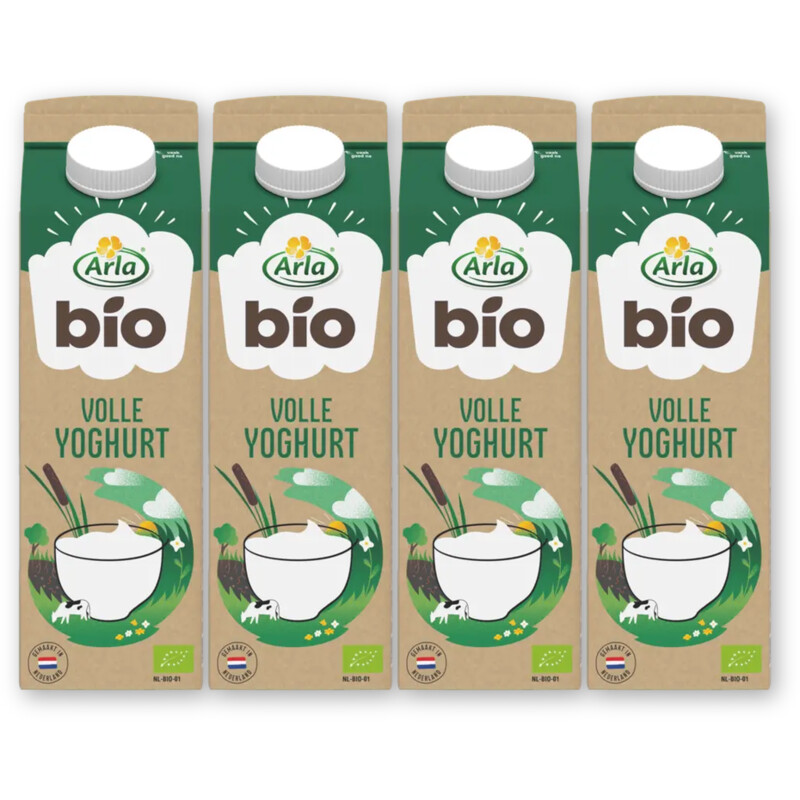 Arla Biologisch volle yoghurt 4-pack