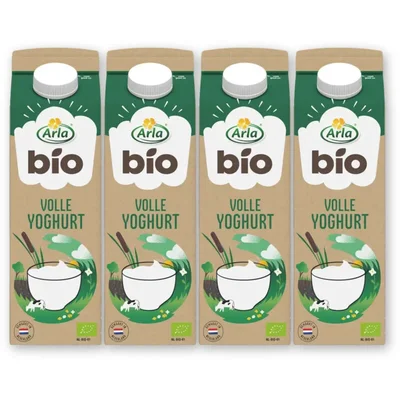 Arla Biologisch volle yoghurt 4-pack