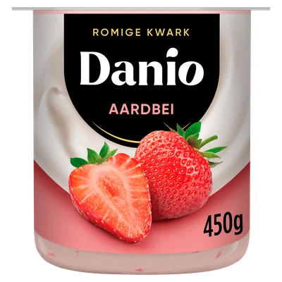 Danio Romige kwark aardbei