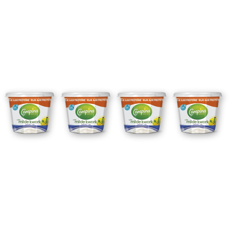 Campina Volle milde kwark 4-pack