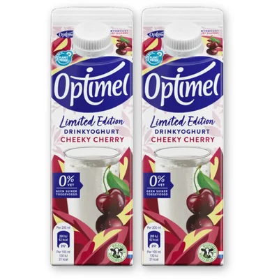 Optimel Drinkyoghurt limited edition 2-pack