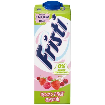 Fristi Rood fruitsmaak 0% suiker toegevoegd
