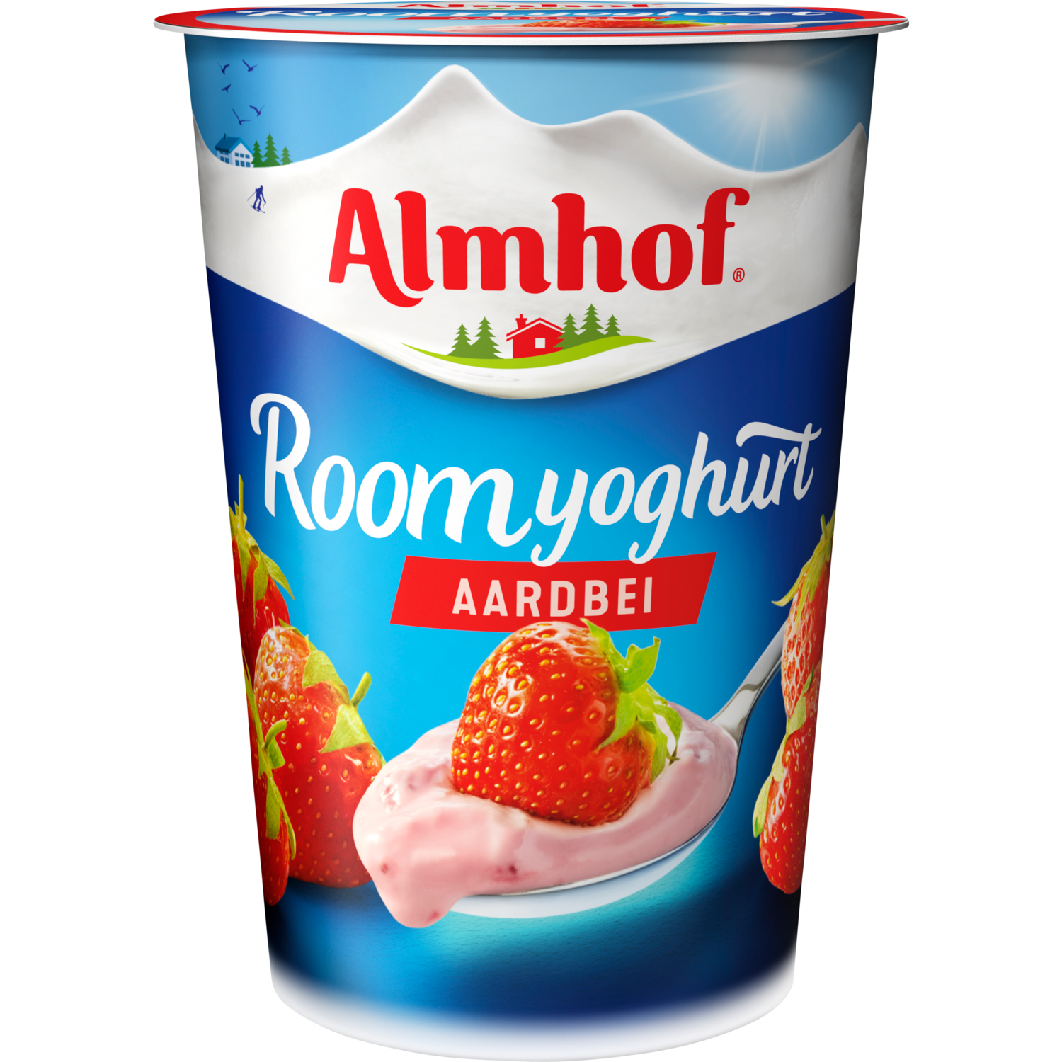 Almhof Roomyoghurt aardbei