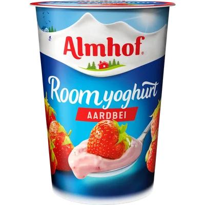 Almhof Roomyoghurt aardbei