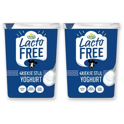 Arla Lactofree Griekse stijl yoghurt 2-pack