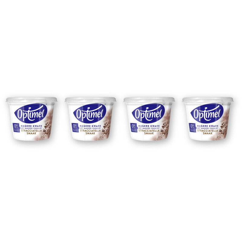 Optimel Magere kwark stracciatella 4-pack