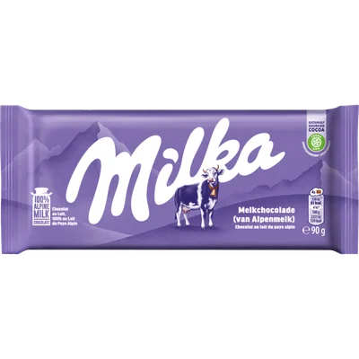 Milka Chocoladereep alpenmelk
