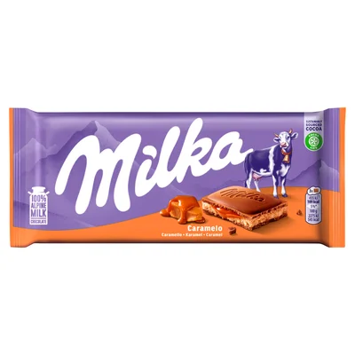 Milka Chocoladereep karamel