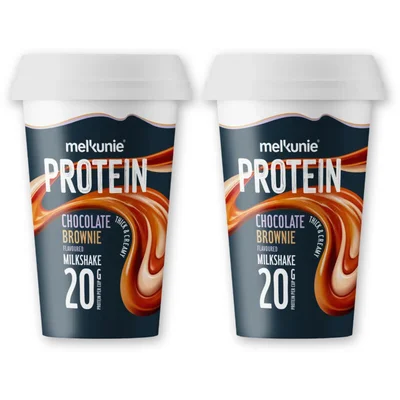 Melkunie Protein milkshake choco brownie 2-pack