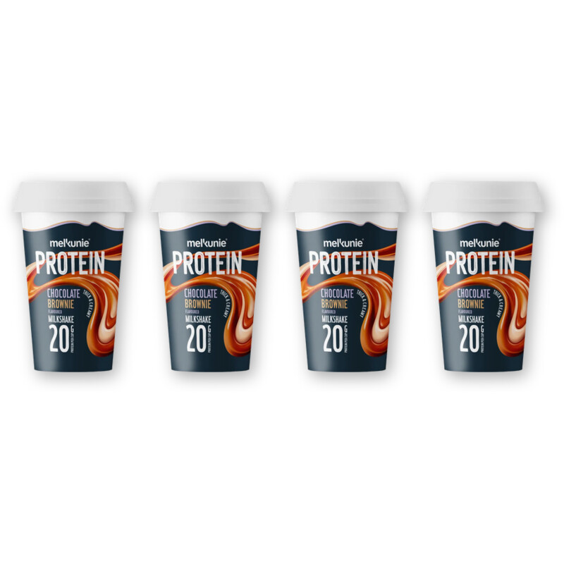 Melkunie Protein milkshake choco brownie 4-pack