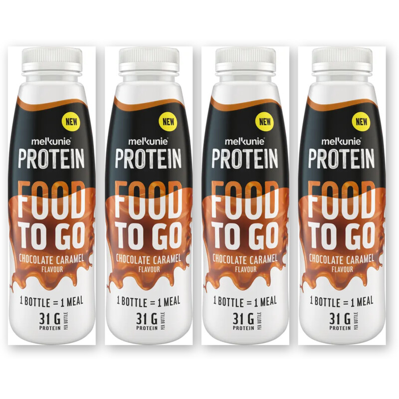 Melkunie Protein food to go choc caram 4-pack