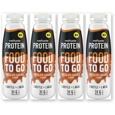 Melkunie Protein food to go choc caram 4-pack