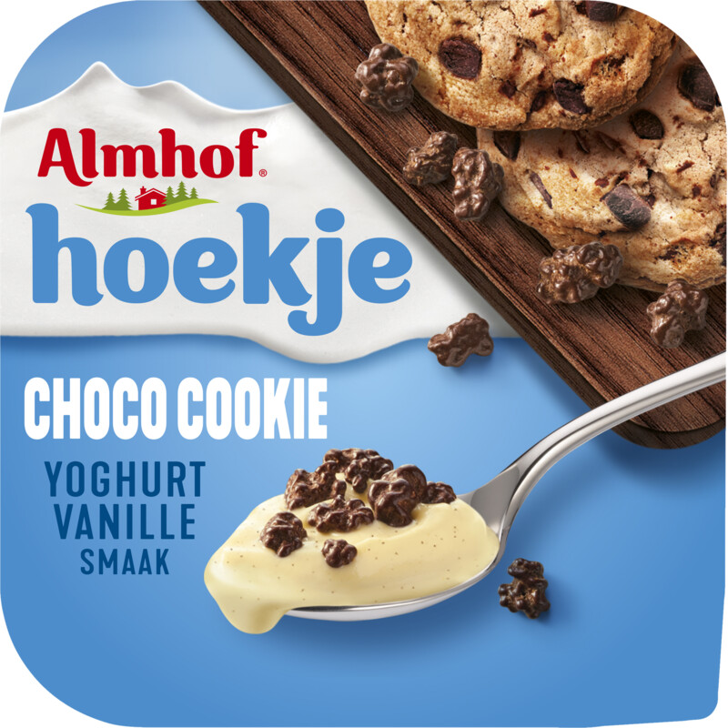 Almhof Hoekje choco cookie vanille yoghurt