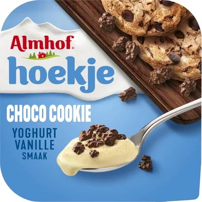 Almhof Hoekje choco cookie vanille yoghurt