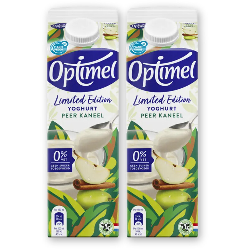 Optimel Yoghurt limited edition 2-pack