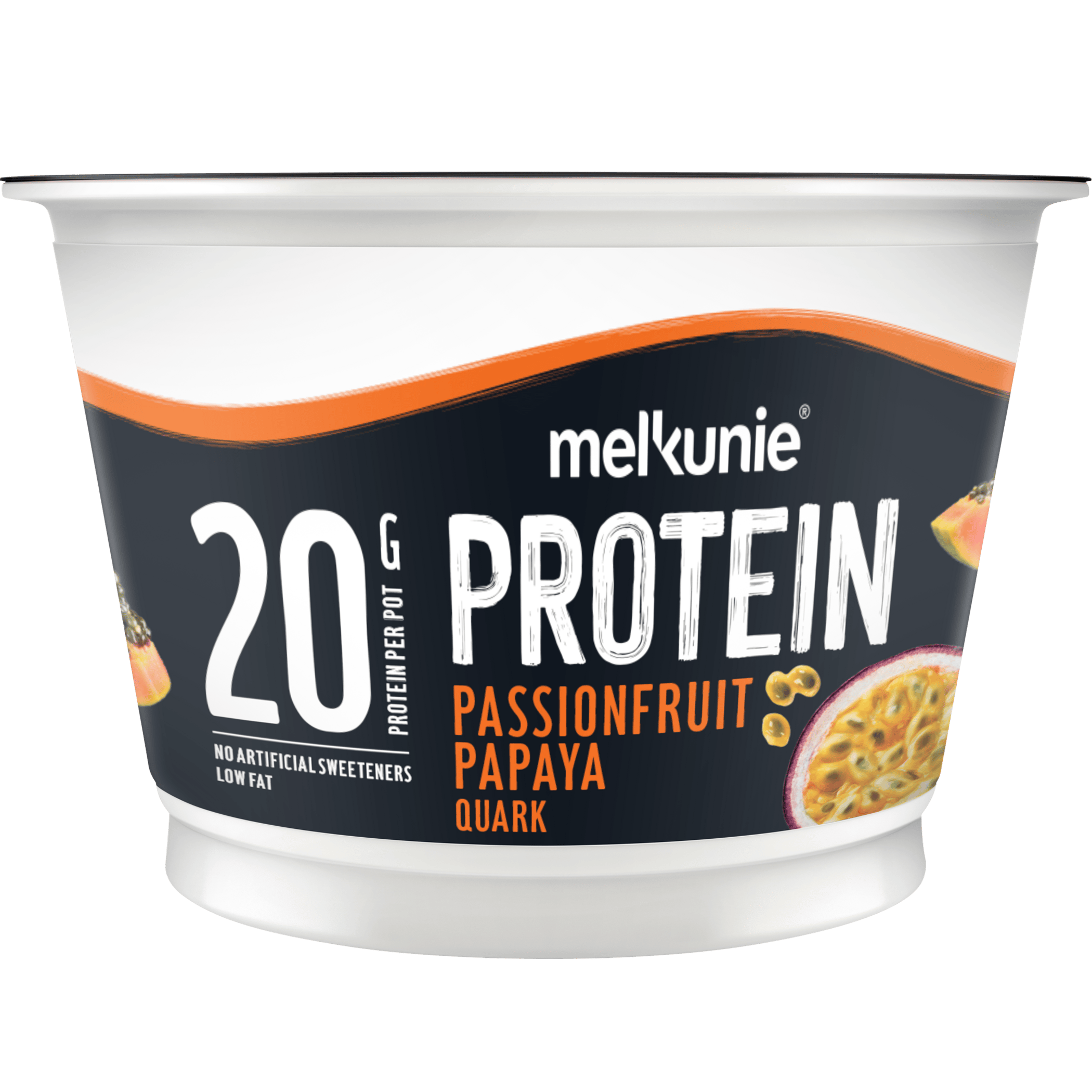 Melkunie Protein kwark passionfruit papaya
