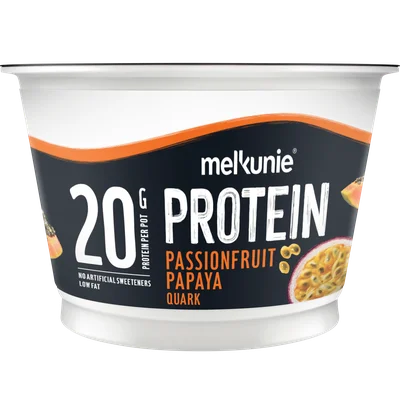 Melkunie Protein kwark passionfruit papaya
