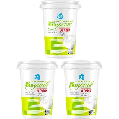 AH Halfvolle biogarde stand 3-pack