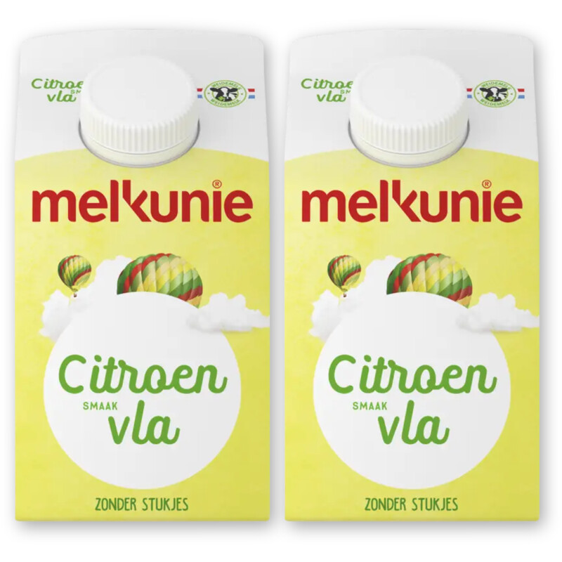 Melkunie Citroensmaak vla 2-pack