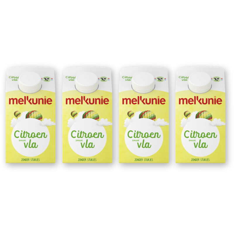 Melkunie Citroensmaak vla 4-pack