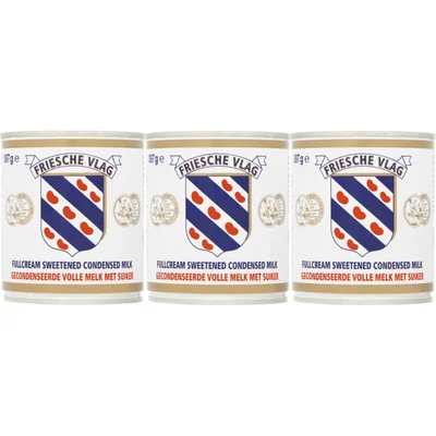 Friesche Vlag Volle melk gecondenseerd 3-pack