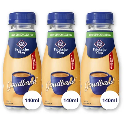 Friesche Vlag Goudband 3-pack140ml