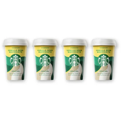 Starbucks Vanilla bean macchiato ijskoffie 4-pack