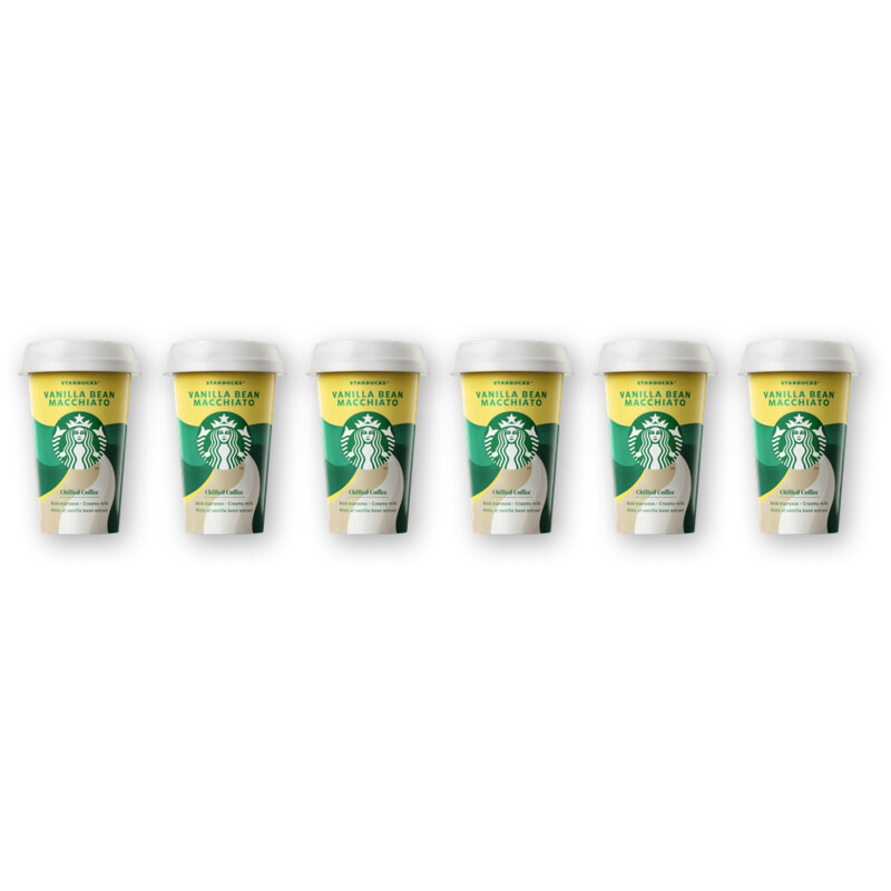 Starbucks Vanilla bean macchiato ijskoffie 6-pack