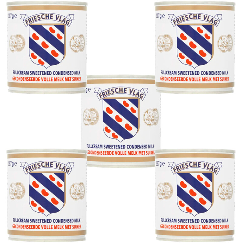 Friesche Vlag Volle melk gecondenseerd 5-pack