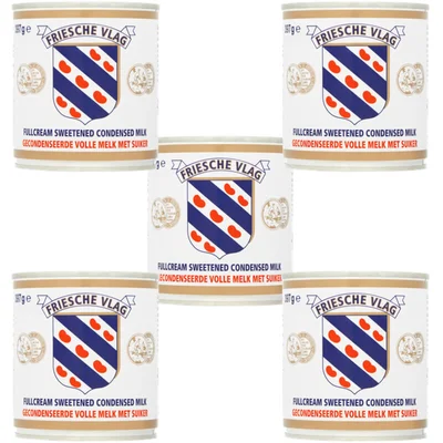 Friesche Vlag Volle melk gecondenseerd 5-pack