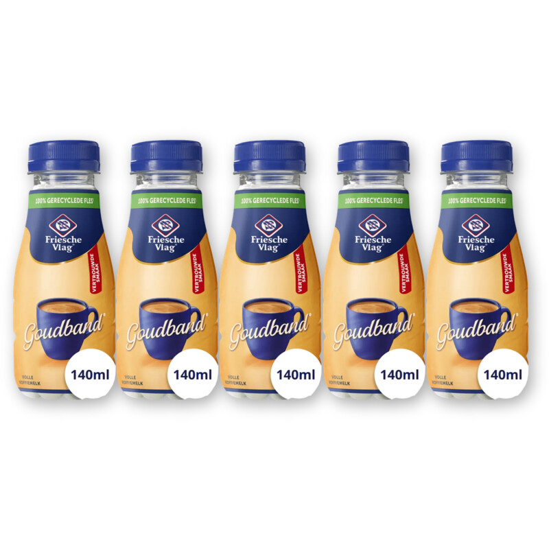 Friesche Vlag Goudband 5-pack140ml