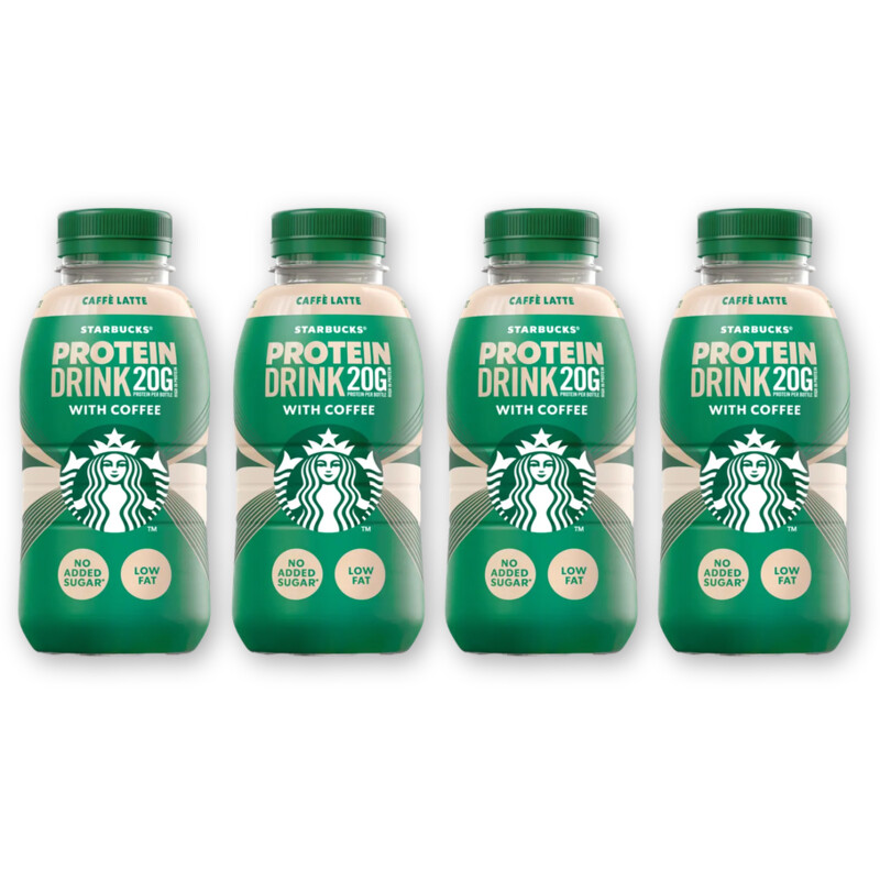 Starbucks Protein drink caffe latte coffee 4-pack