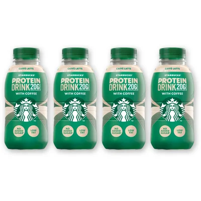 Starbucks Protein drink caffe latte coffee 4-pack