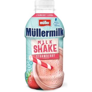 Müller Müllermilk milkshake aardbeismaak
