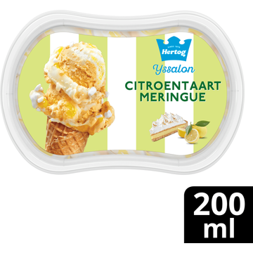 Hertog Ijssalon mini citroentaart meringue