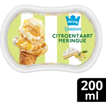 Hertog Ijssalon mini citroentaart meringue