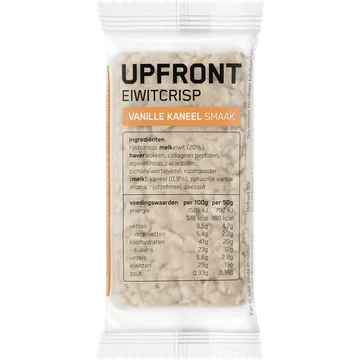 Upfront Eiwit crisp vanille kaneel smaak