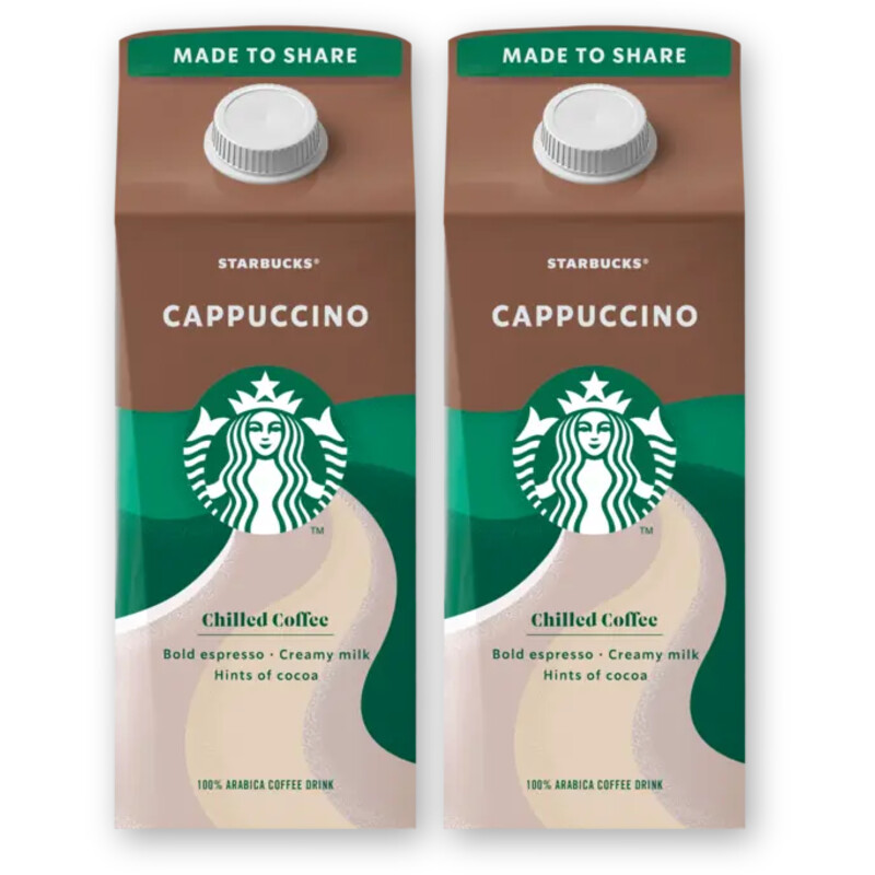 Starbucks Cappuccino ijskoffie 2-pack
