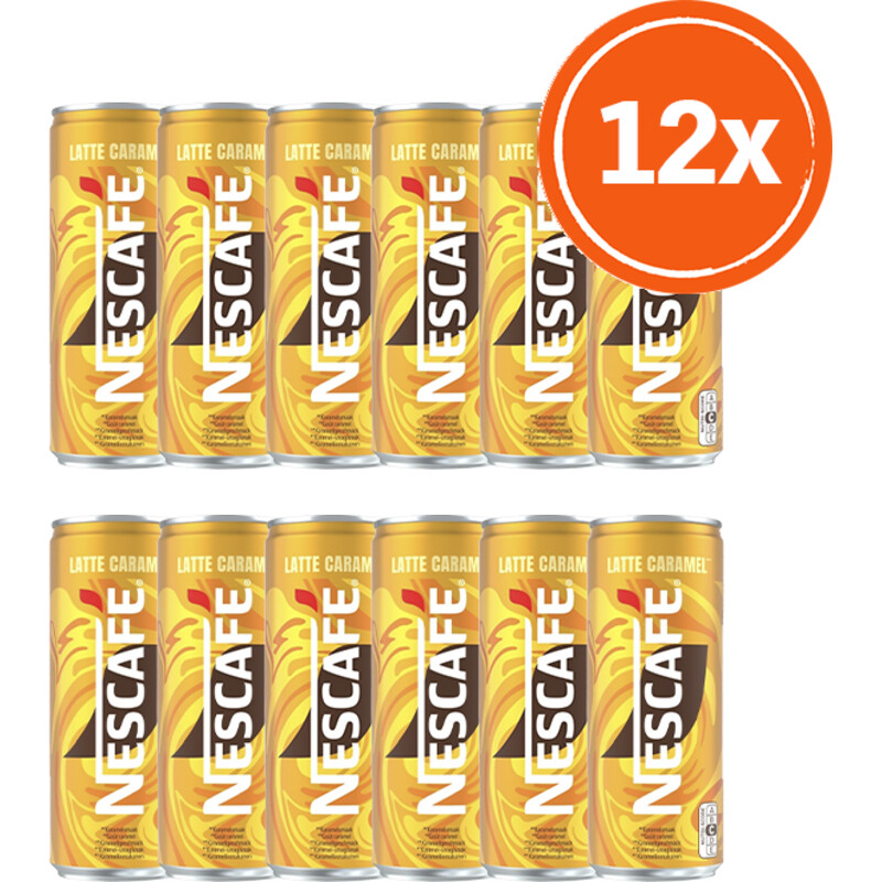 Nescafé Latte caramel 12-pack