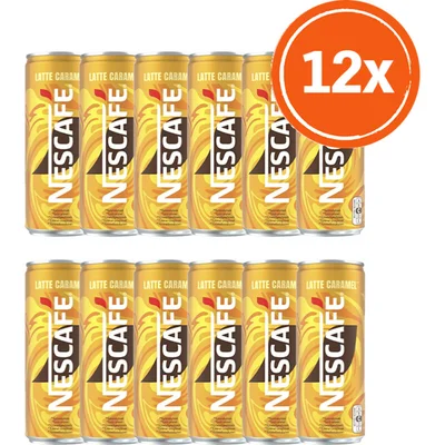 Nescafé Latte caramel 12-pack