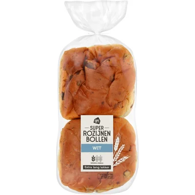 AH Extra lang lekker super rozijnenbollen