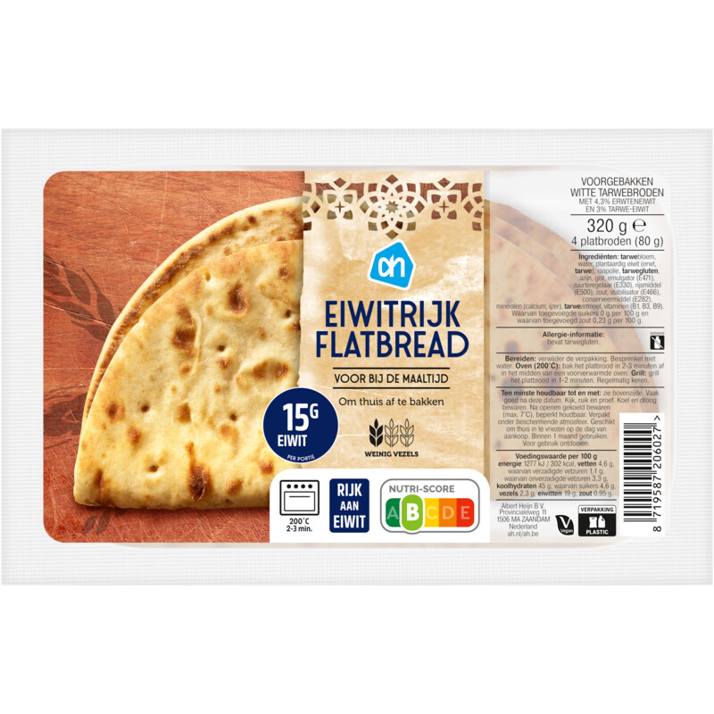 AH Eiwitrijk flatbread