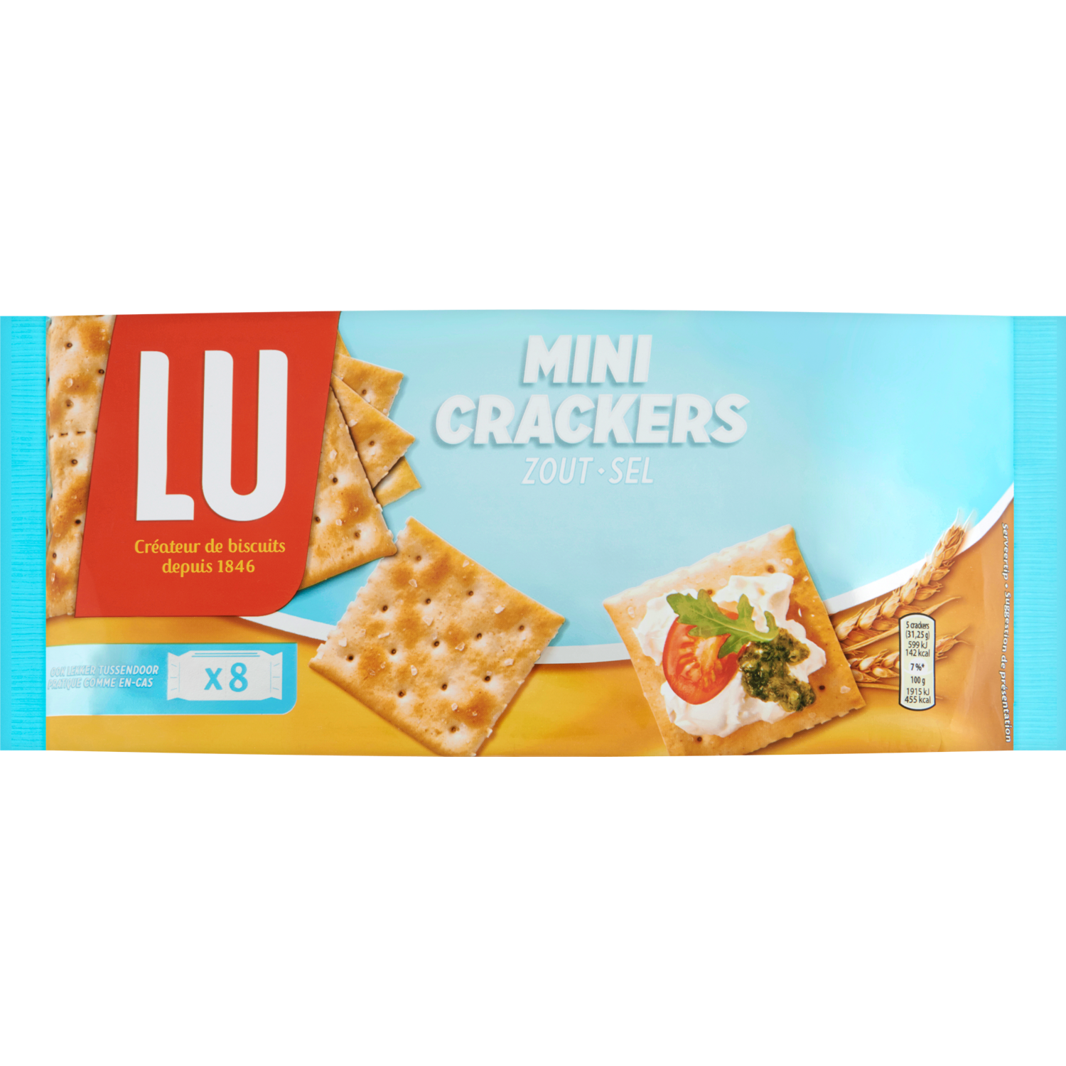 LU Mini crackers zout