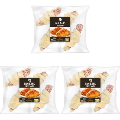 AH Ham kaas croissants 3-pack