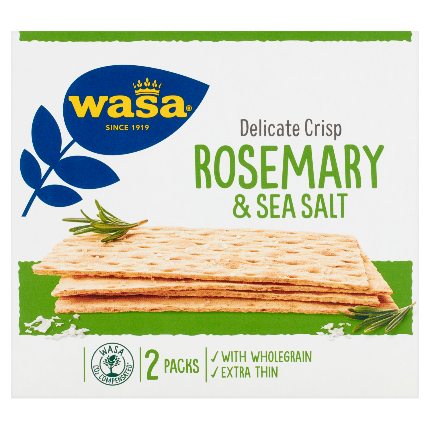 Wasa Delicate crisp roasted garlic & sea salt