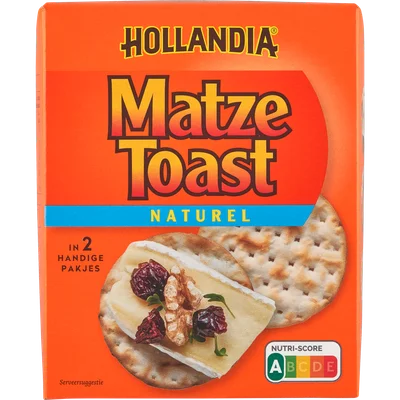 Hollandia Matze toast naturel