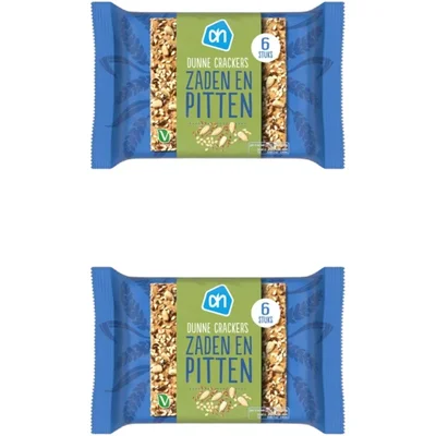 AH Dunne crackers zaden en pitten 2-pack