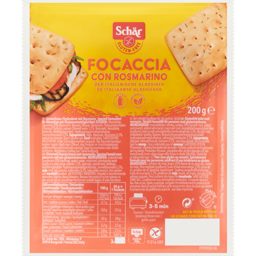 Schär Focaccia glutenvrij